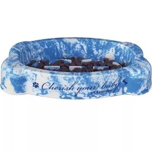 Mess Free 15° Slanted Bone Pet Bowl, Tilted Eat Slowly
Non-Skid & Non- Choke